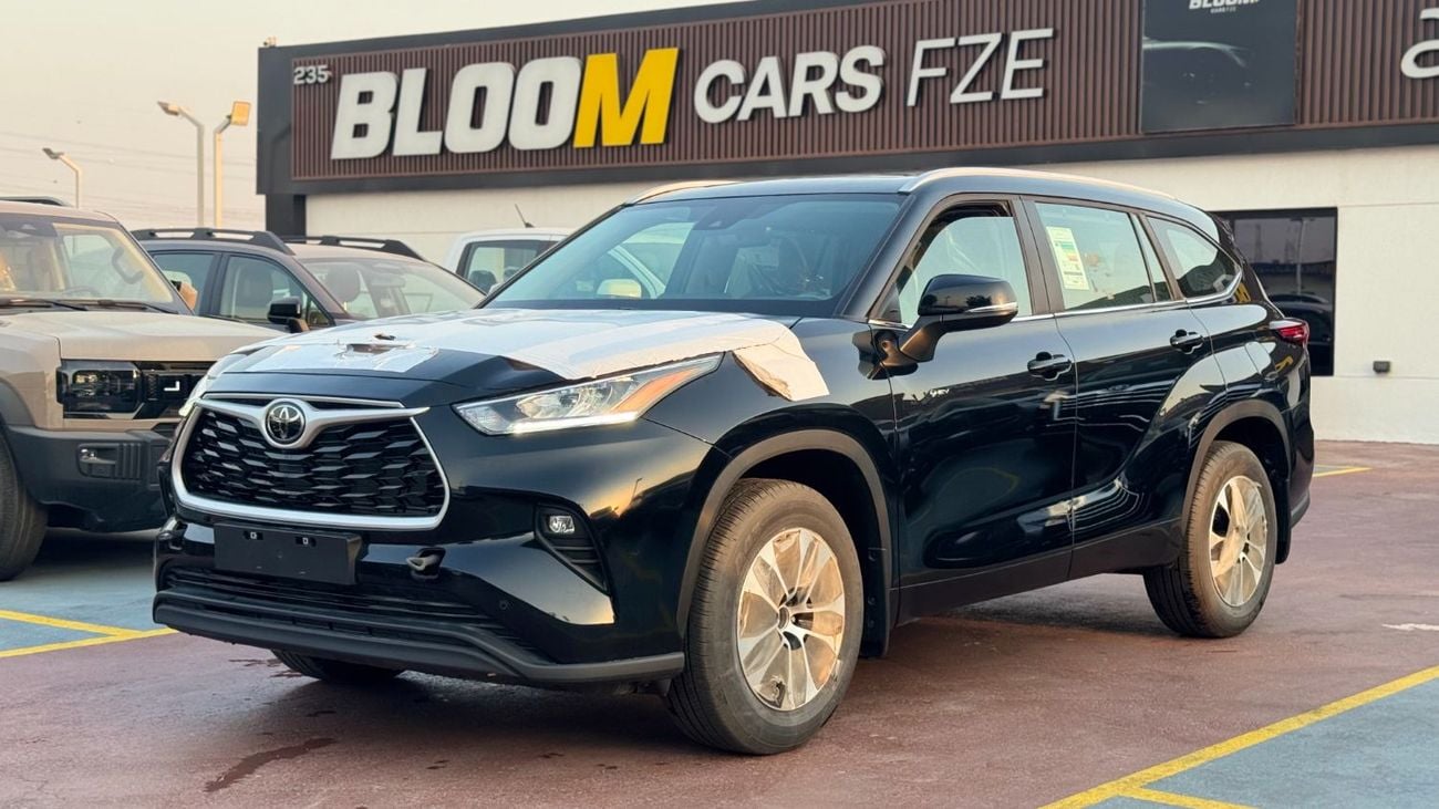 Toyota Highlander HIGHLANDER GLE HYBRID 2025 BLACK INSIDE WHITE