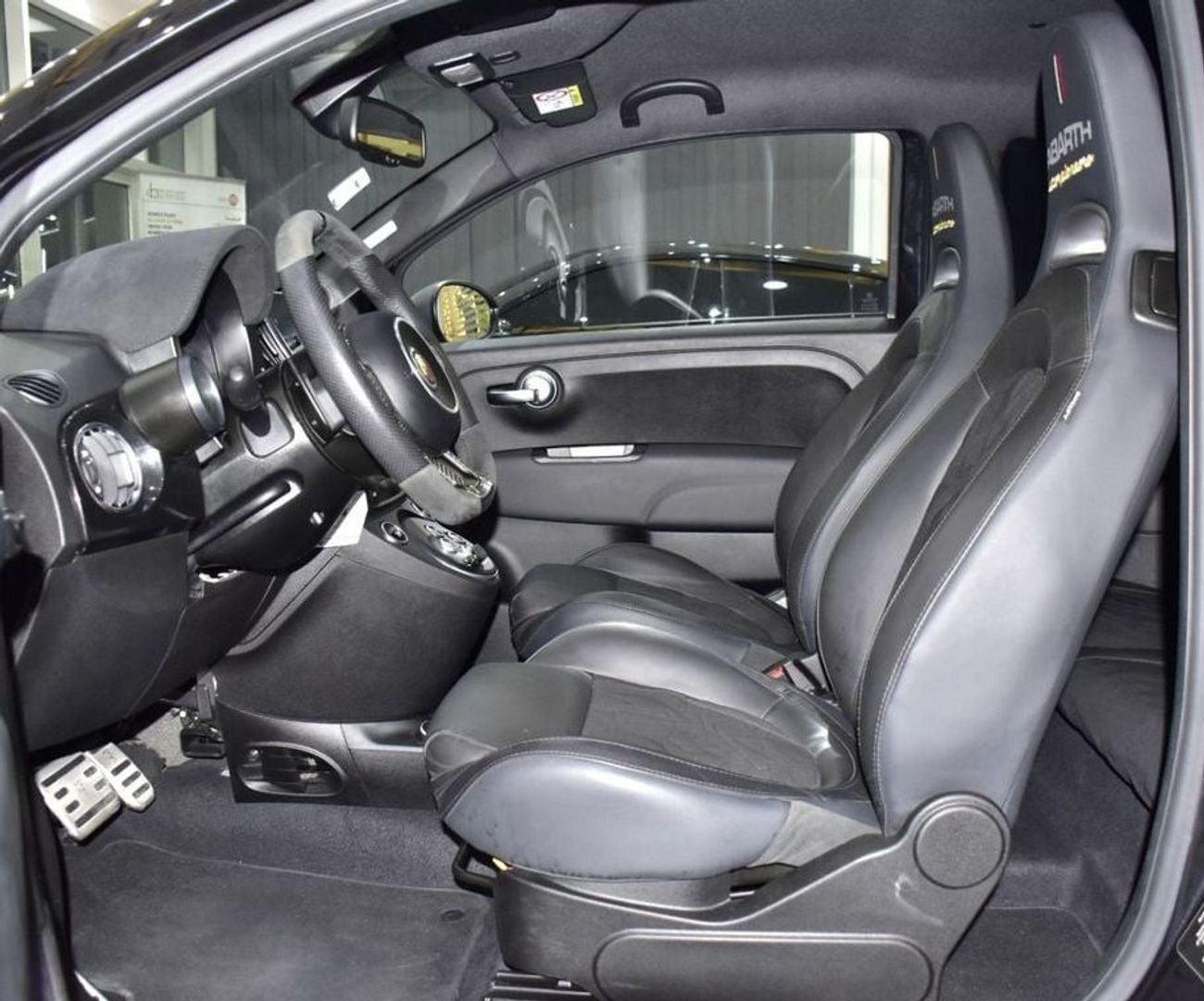 Abarth 595 EXCELLENT DEAL for our Abarth 595 Scorpioneoro ( 2022 Model ) in Black Color GCC Specs