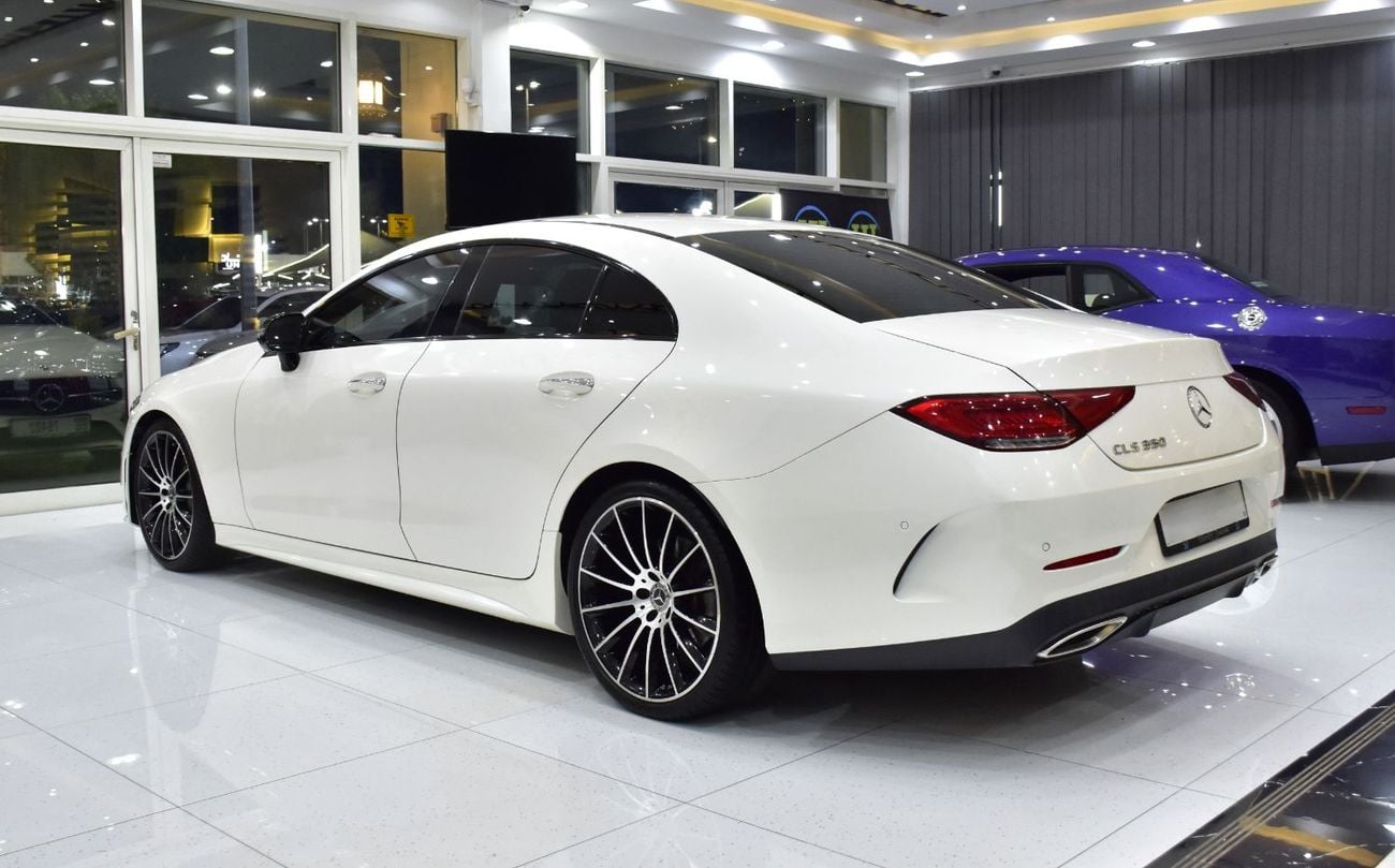 Mercedes Benz CLS350 AMG EXCELLENT DEAL for our Mercedes CLS350 ( 2019 Model ) in White Color GCC Specs