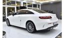 Mercedes-Benz E 450 EXCELLENT DEAL for our Mercedes Benz E450 4Matic ( 2019 Model ) in White Color Korean Specs