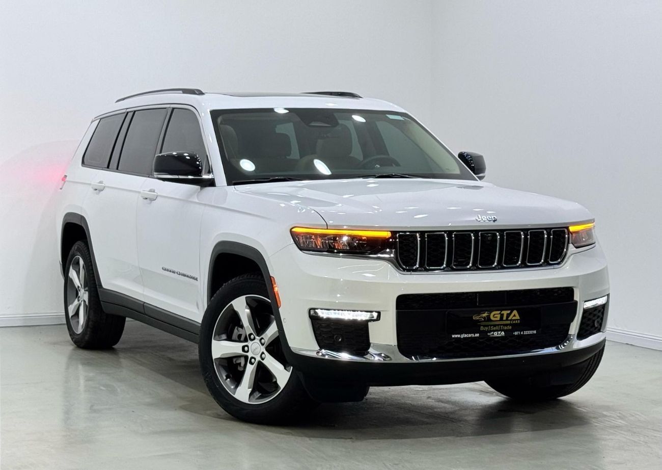 جيب جراند شيروكي L Limited 3.6L 2022 Jeep Grand Cherokee L Limited, 2027 Jeep Warranty, Jeep Service Pack, 7 Seater,