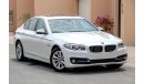 BMW 520i i 2015 GCC under Agency Warranty with Zero Down-Payment.