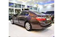 هوندا أكورد Amazing Honda Accord 2013 Model!! in Brown Color! GCC Specs