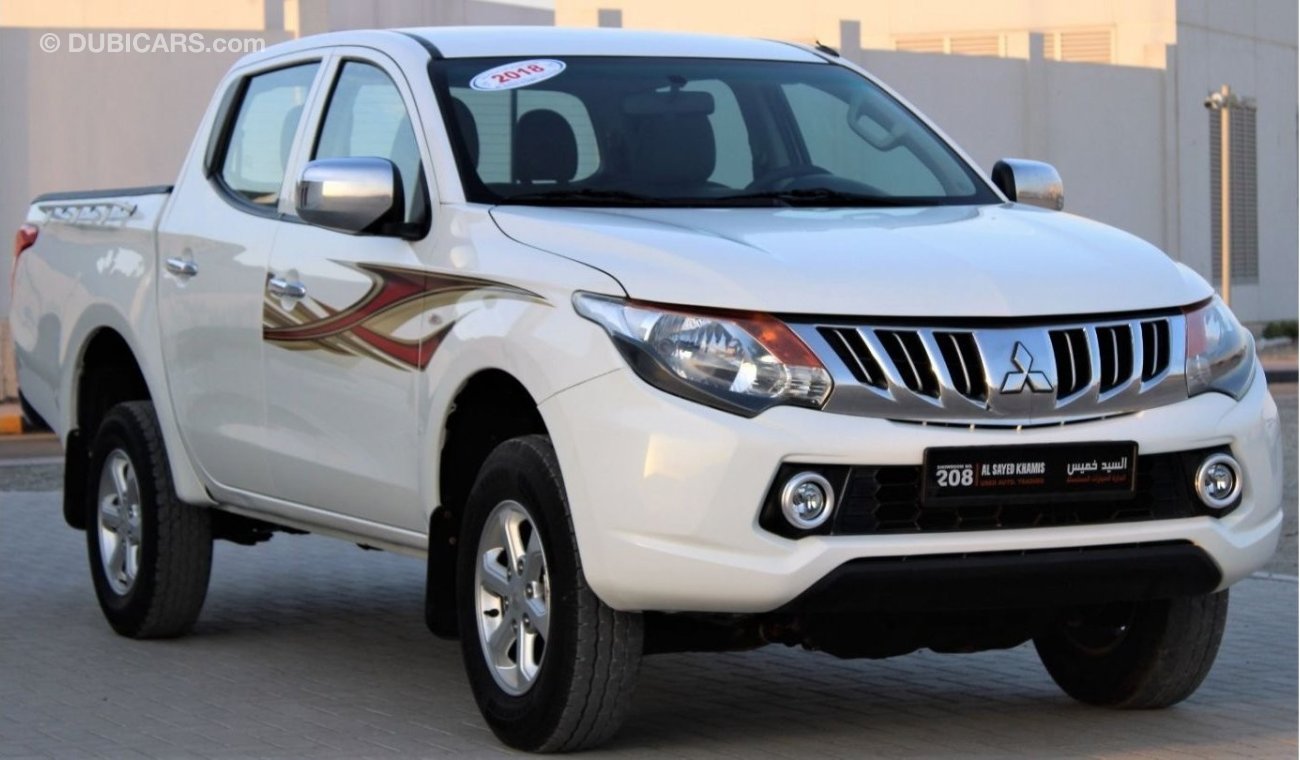 Mitsubishi L200 Mitsubishi L200 2018 GCC in excellent condition without accidents, very clean from inside and outsid