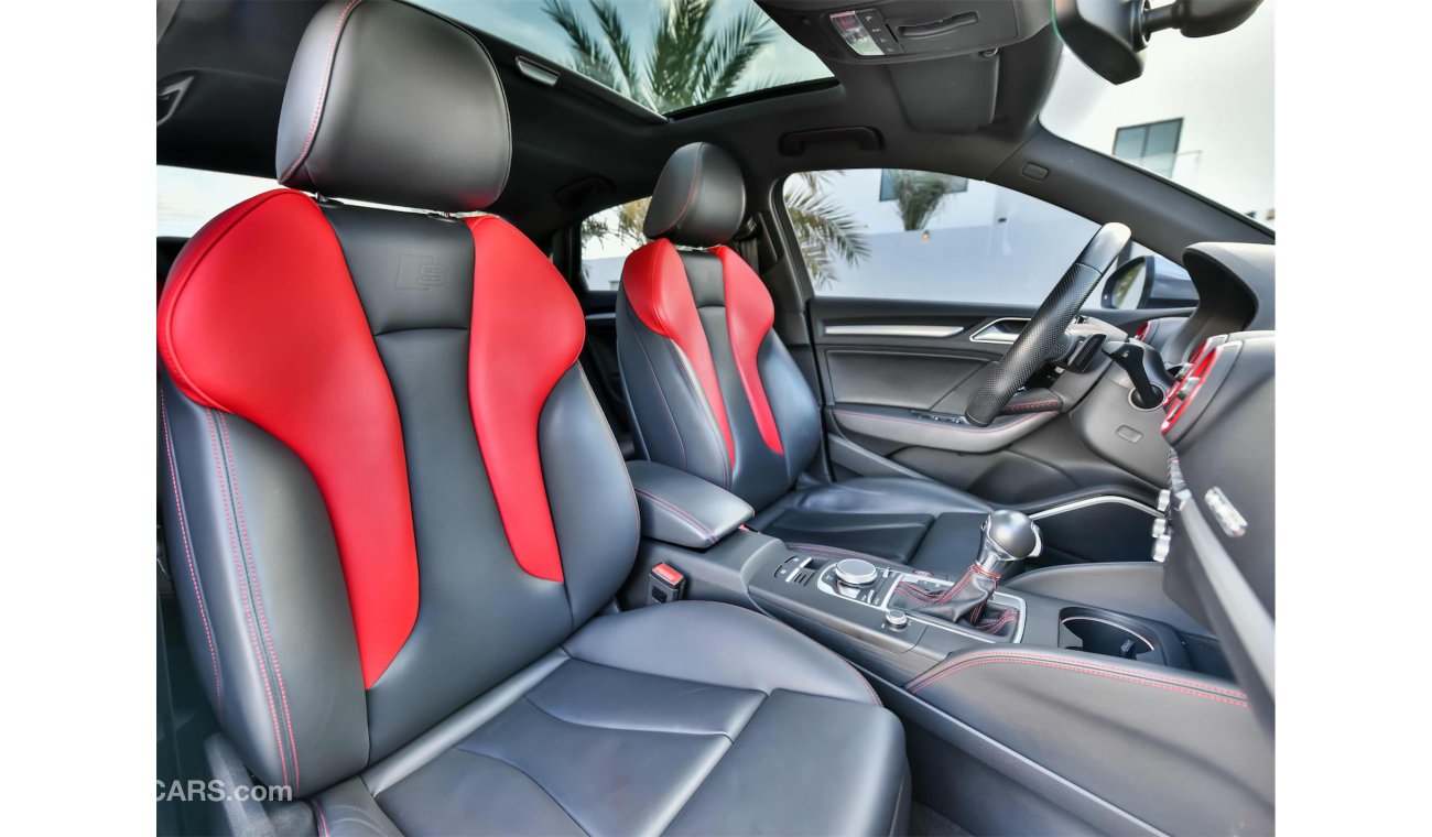 Audi S3 Quattro - Audi Service Contract and Warranty - AED 2,428 PM! - 0% DP
