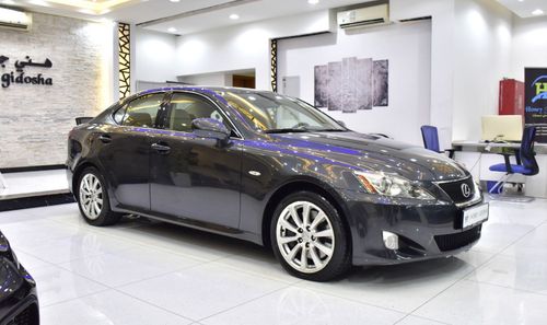 Lexus IS300 EXCELLENT DEAL for our Lexus IS 300 ( 2008 Model ) in Grey Color GCC Specs