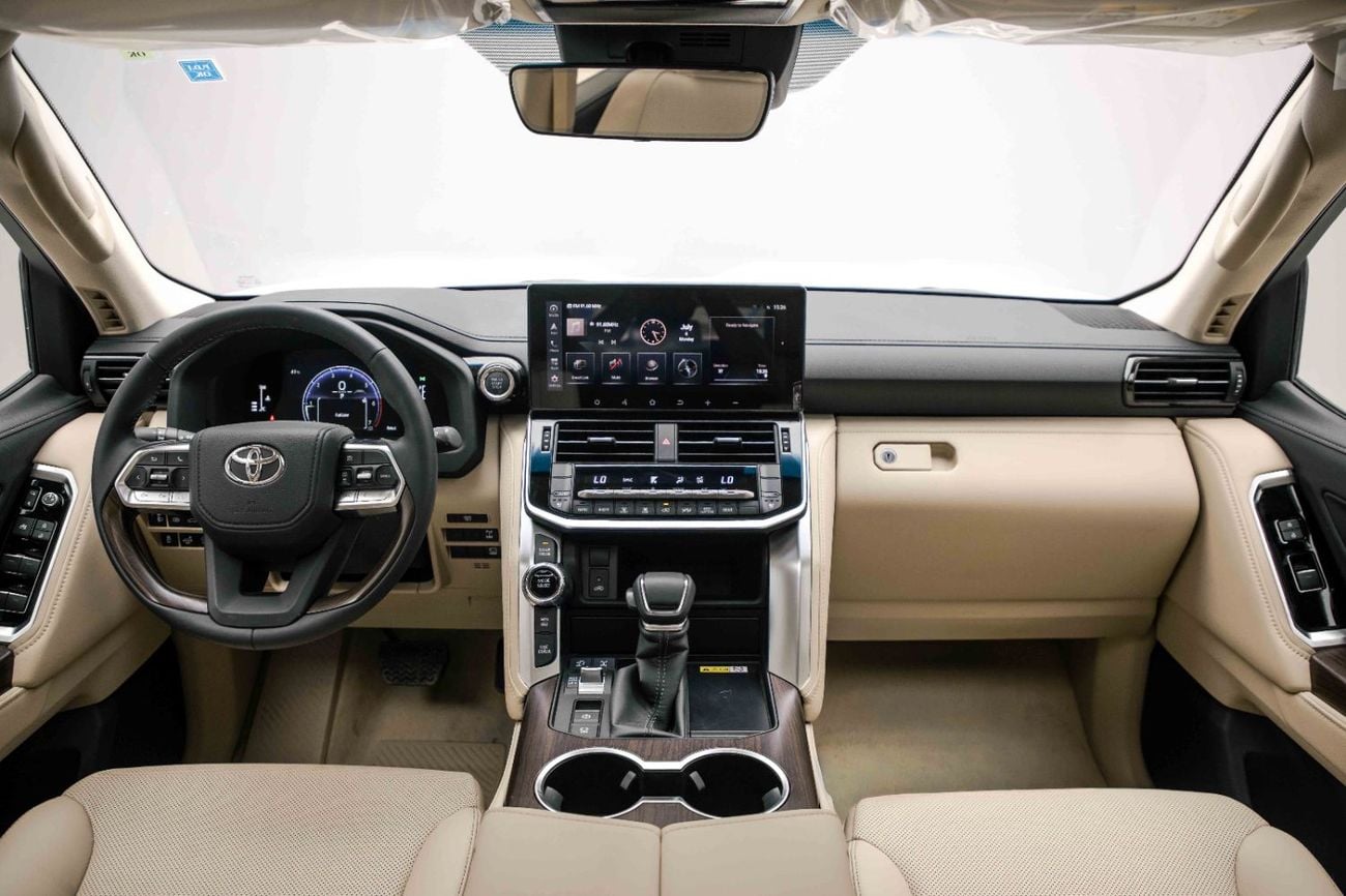 تويوتا لاند كروزر GXR 3.5L - White Inside Beige | Export Only
