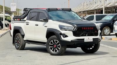 Toyota Hilux 2019 | 2.8L DIESEL ENGINE | AT | RHD | ROOF MOUNTED LED LIGHTS | 4X4 HEAVY SPORTS BAR WITH BASKET |
