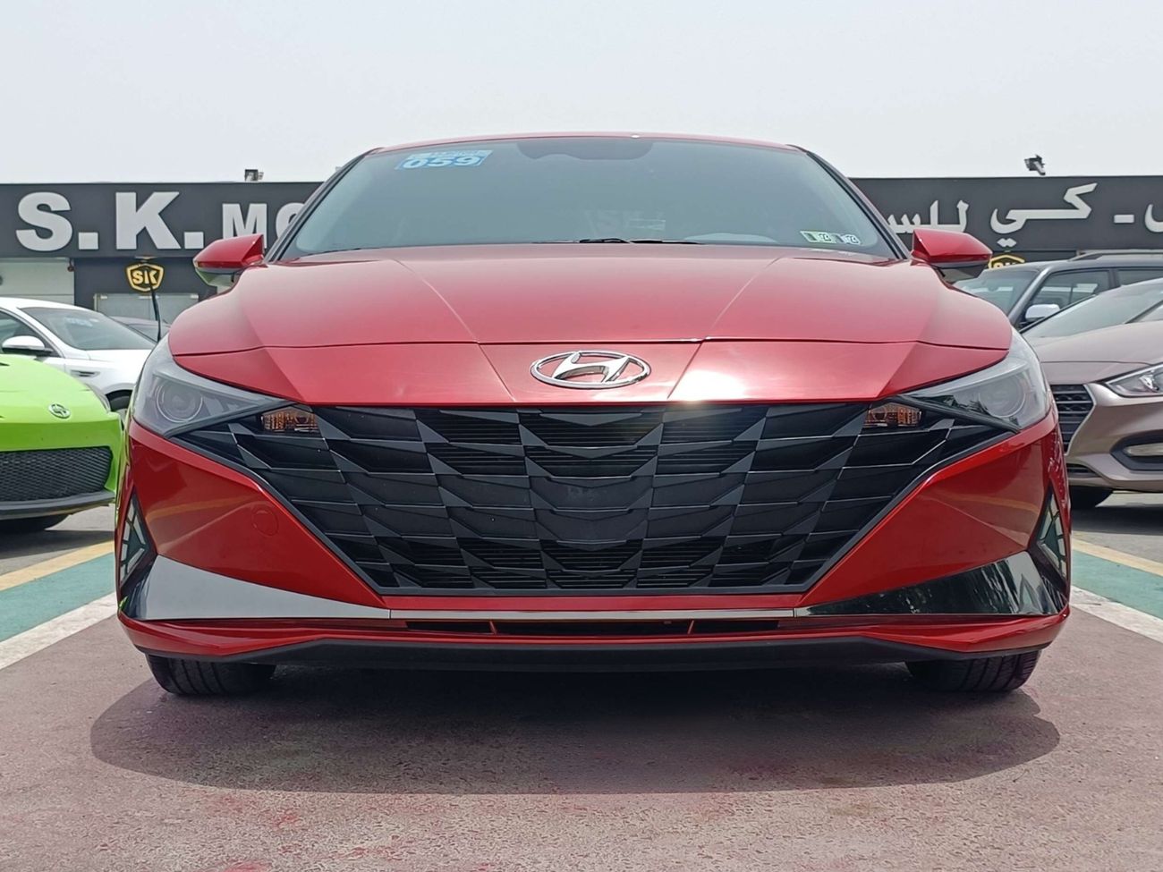 هيونداي إلانترا SEL / RADAR / LEATHER SEATS WITH LOW MILEAGE (LOT # 73198)