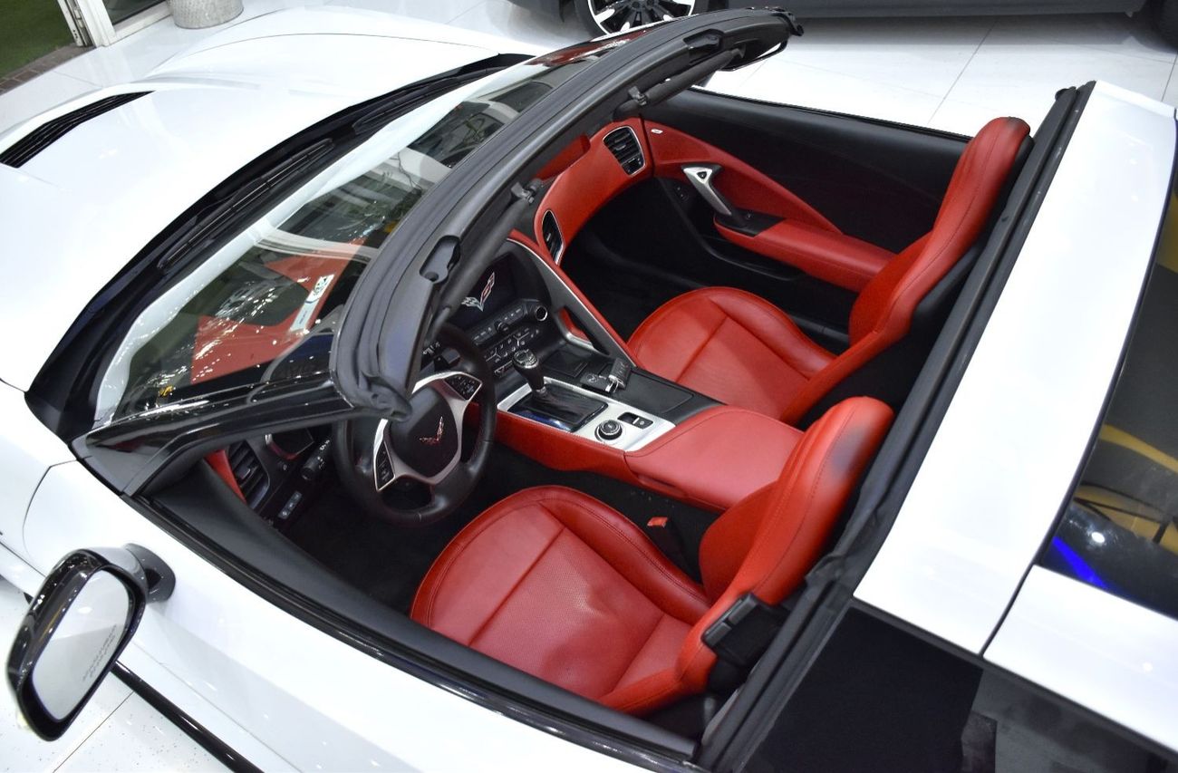 Chevrolet Corvette EXCELLENT DEAL for our Chevrolet Corvette C7 Stingray ( 2016 Model ) in White Color GCC Specs