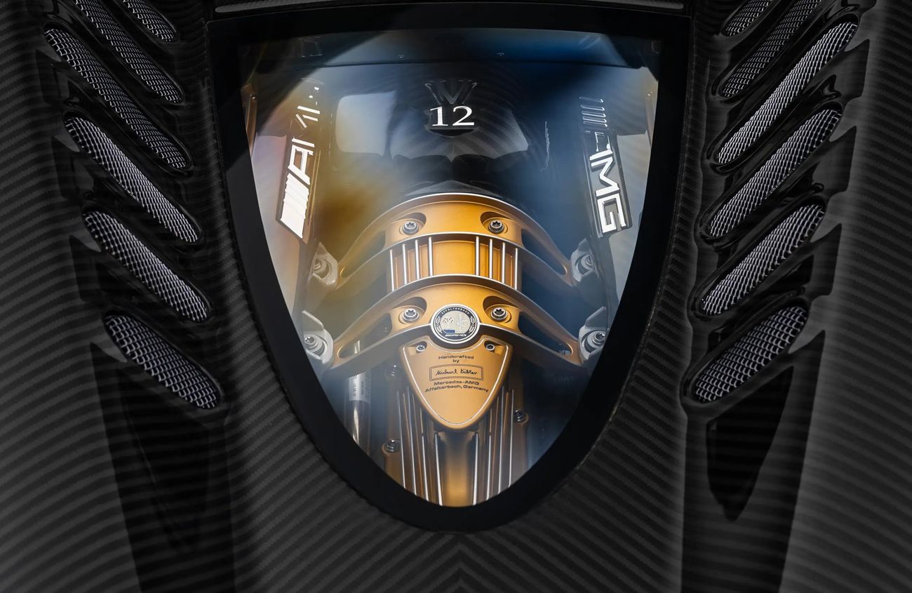 Pagani Huayra 6.0L V-12 Twin-Turbocharged Engine