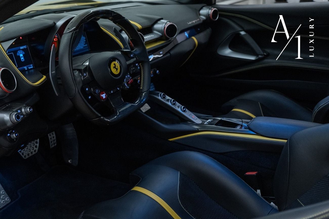 Ferrari 812 Superfast 2018 Ferrari 812 SuperFast, N-LARGO By Novitec, 1 of 18 Limited Edition, Giallo M, European Spec