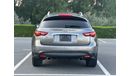 Infiniti QX70 Luxury Plus MODEL 2014 GCC CAR PERFECT CONDITION INSIDE AND OUTSIDE FULL OPTION ONE OWNER 2 keys Pan