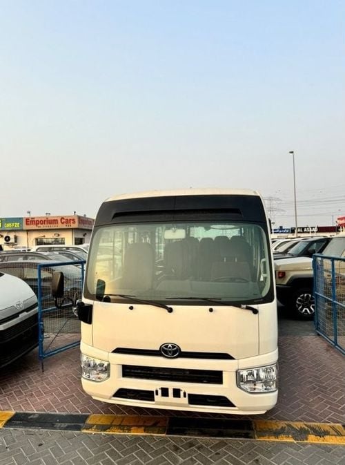 Toyota Coaster 4.0L, DIESEL, COOL BOX,LUGGAGE RACK,CURTAINS, 22 SEATS,MT 2024MY