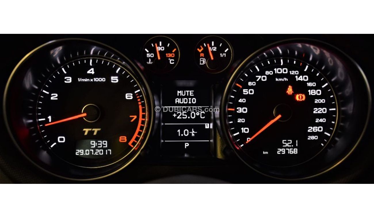 Audi TT ( ONLY 29000 KM! ) AMAZING Audi TT S-Line 2015 Model!! in Orange Color! GCC Specs