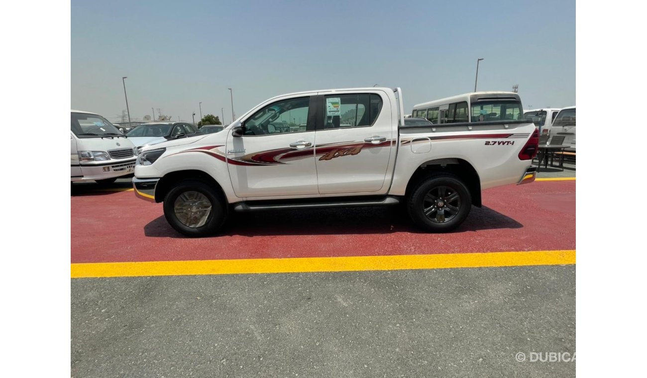 Toyota Hilux TOYOTA HILUX 2.7L, PETROL, 4X4, MODEL 2021, FULL OPTION WITH PUSH START, WHITE WITH RED INTERIOR, ON