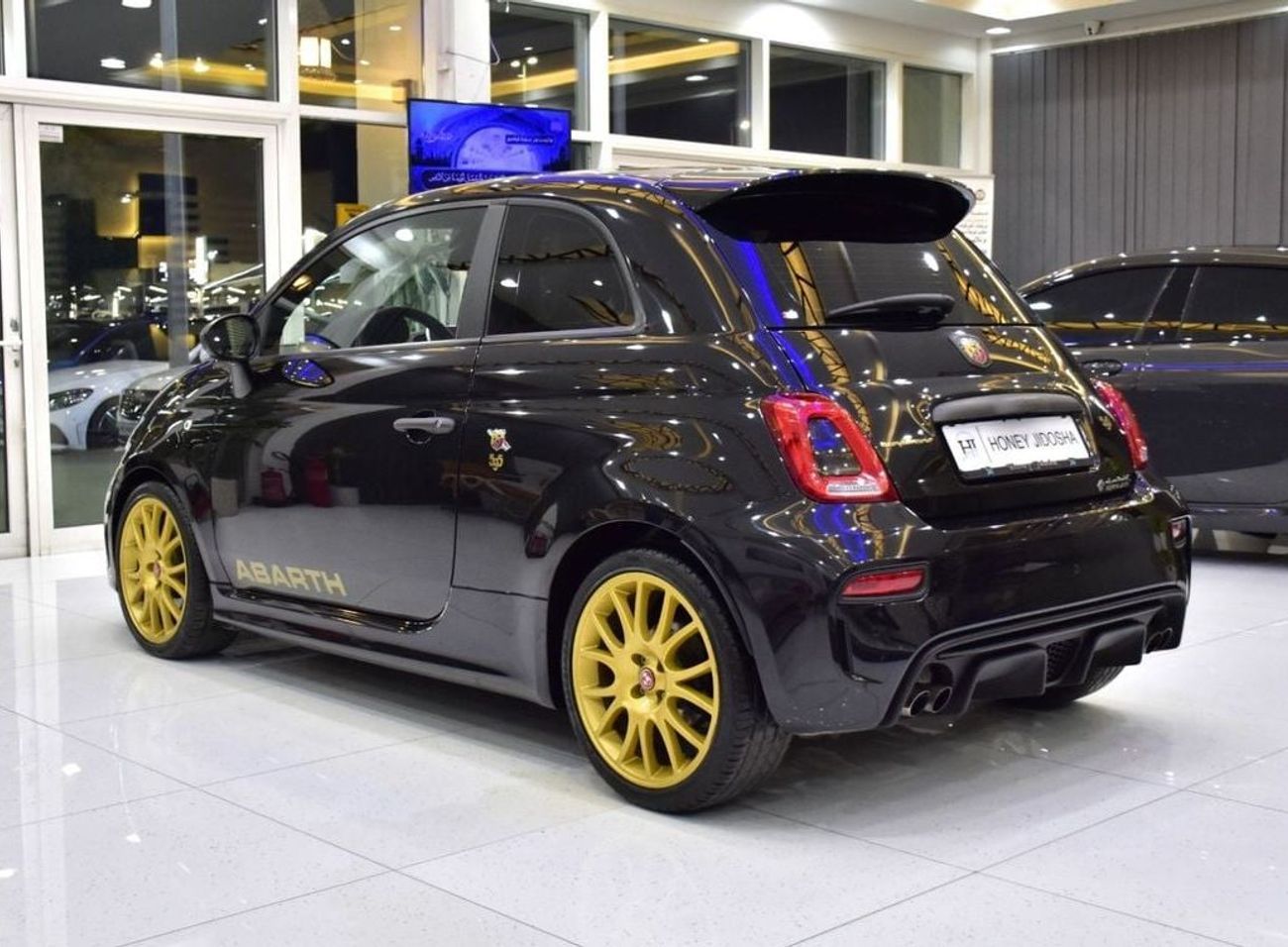 Abarth 595 EXCELLENT DEAL for our Abarth 595 Scorpioneoro ( 2022 Model ) in Black Color GCC Specs
