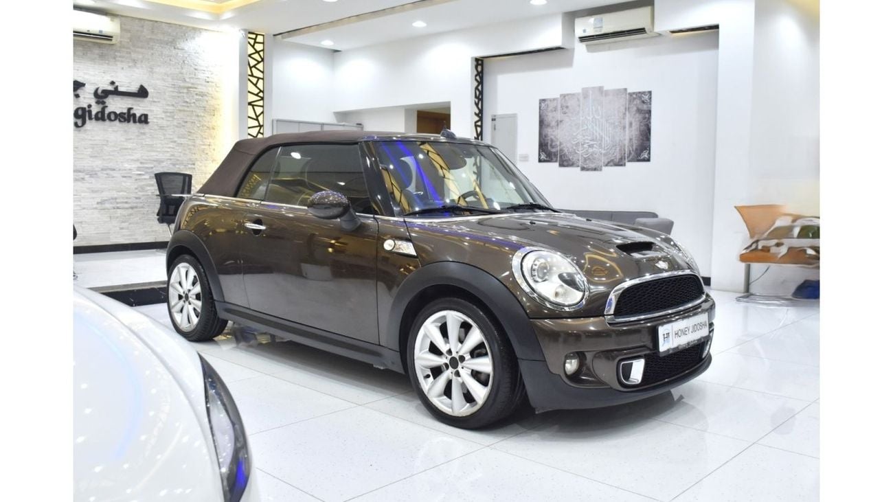 Mini Cooper S EXCELLENT DEAL for our Mini Cooper S Convertible ( 2011 Model ) in Brown Color GCC Specs