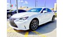 Lexus RC350 350 F / GOOD OFFER / 0 DOWN PAYMENT / MONTHLY 2267