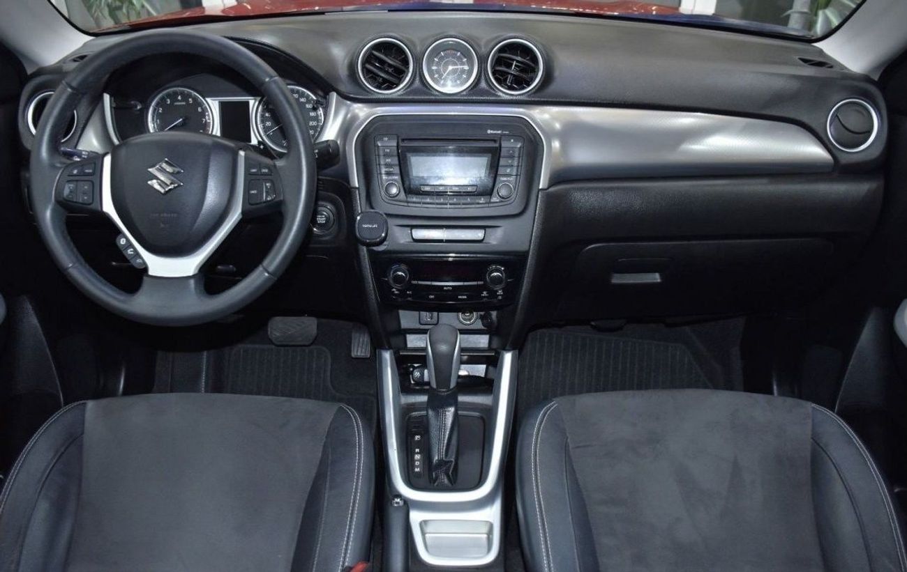 Suzuki Vitara EXCELLENT DEAL for our Suzuki Vitara ( 2017 Model ) in Red Color GCC Specs