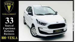 Ford Figo SEDAN / GCC / 2019 / UNLIMITED MILEAGE WARRANTY + FULL DEALER (AL TAYER) SERVICE HISTORY / 458DHS PM