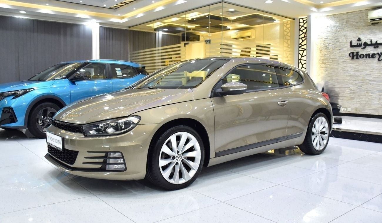 Volkswagen Scirocco EXCELLENT DEAL for our Volkswagen Scirocco 2.0 TSi ( 2016 Model ) in Brown Color GCC Specs