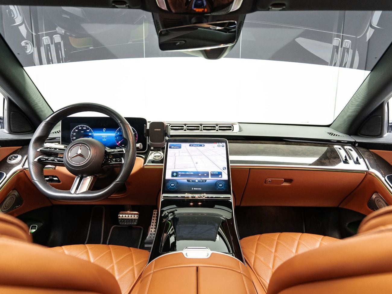 مرسيدس بنز S 500 4MATIC L BUY NOW, PAY 2027 | THE BLACKLINE STANDARD | 2027 Mercedes Warranty + Service Contract, Low KMs, GCC