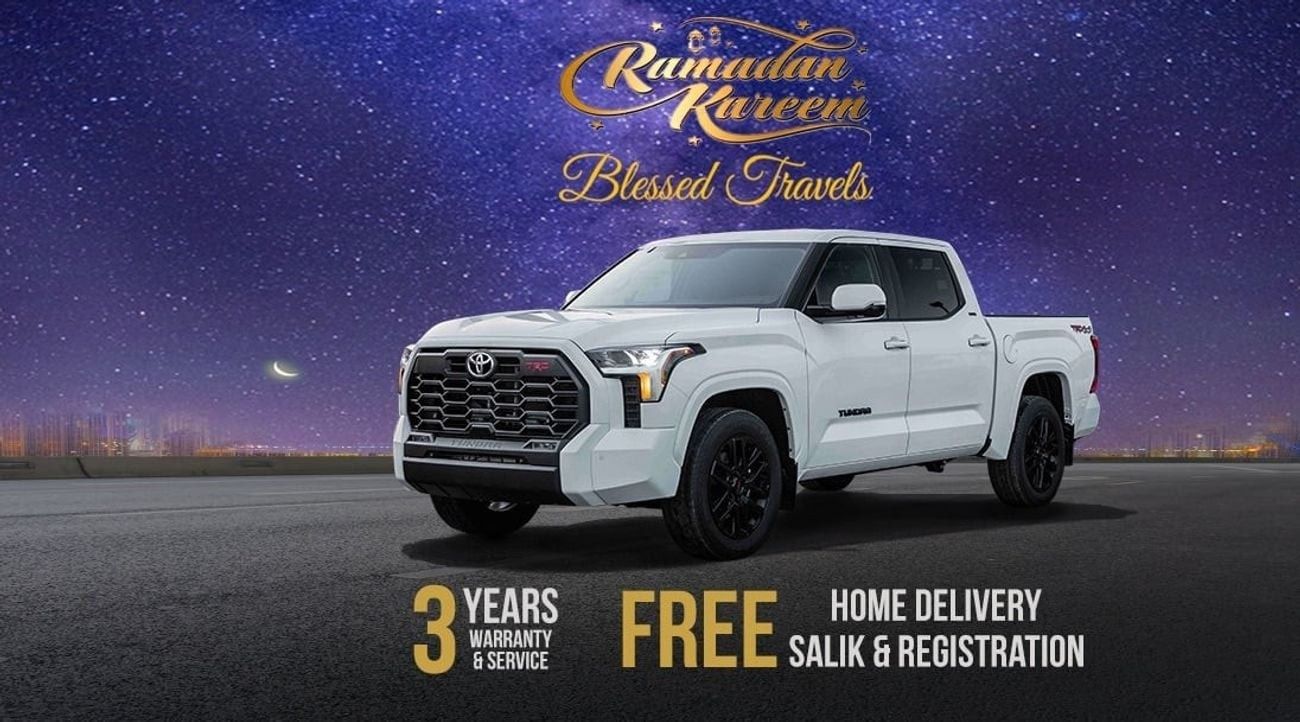 Toyota Tundra SR5 CrewMax TRD Sport 4WD. For Local Registration +10%