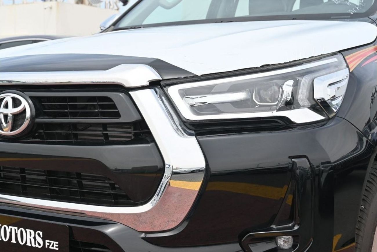 تويوتا هيلوكس Toyota Hilux SR5 2.4L Diesel Automatic, Double Cab,  Color Black , Model 2023