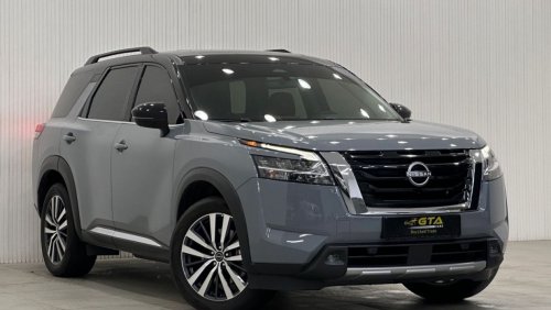 نيسان باثفايندر 2022 Nissan Pathfinder SL, Oct 2027 Nissan Warranty, Oct 2025 Nissan Service Pack, Full Options, GCC