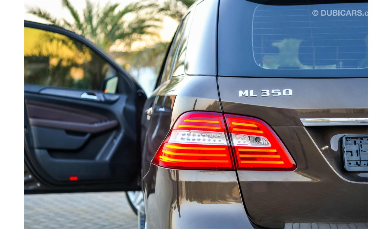 مرسيدس بنز ML 350 Only 69,000 Kms - AED 1,743 Per Month! - 0% DP