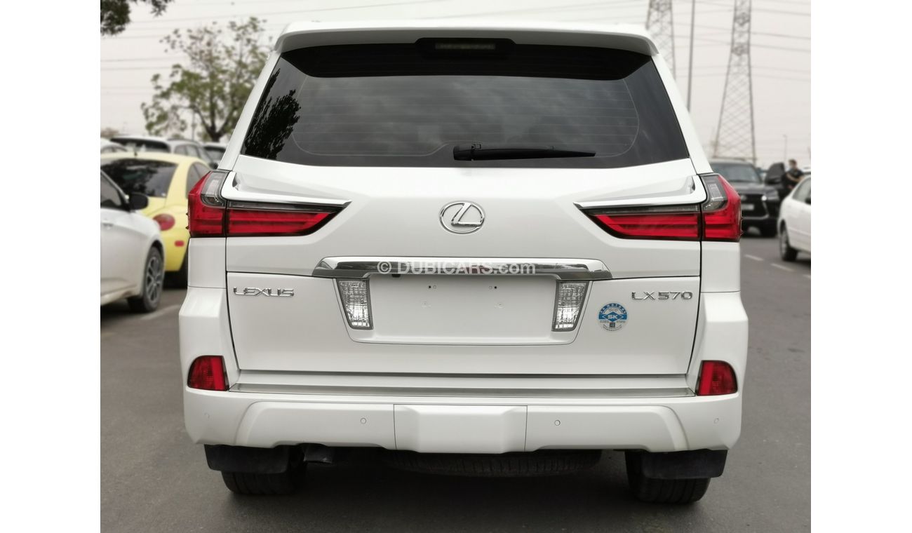 لكزس LX 570 5.7L Petrol / CAMEL INTERIOR / GCC SPECS / ONLY FOR EXPORT (LOT #5091)