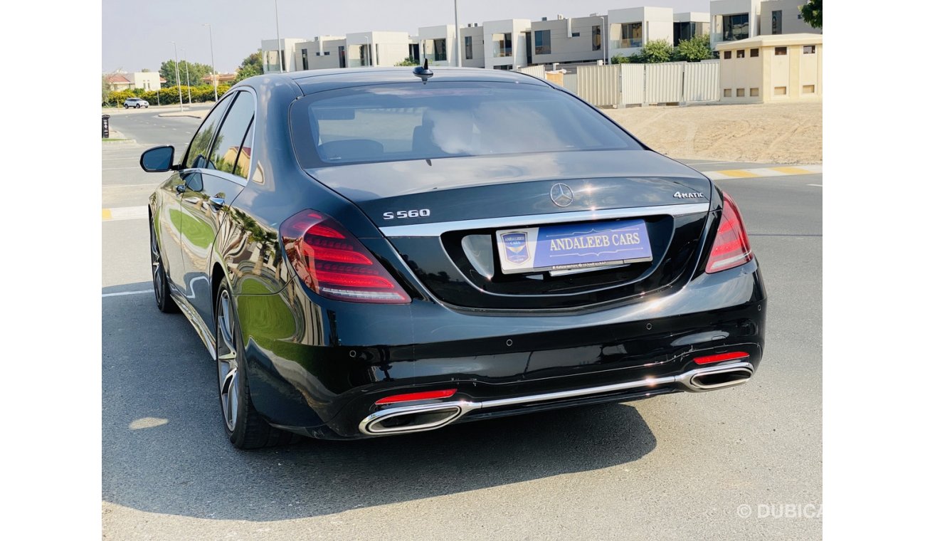 Mercedes-Benz S 560 4Matic 4.0L V8 US Specs 2018