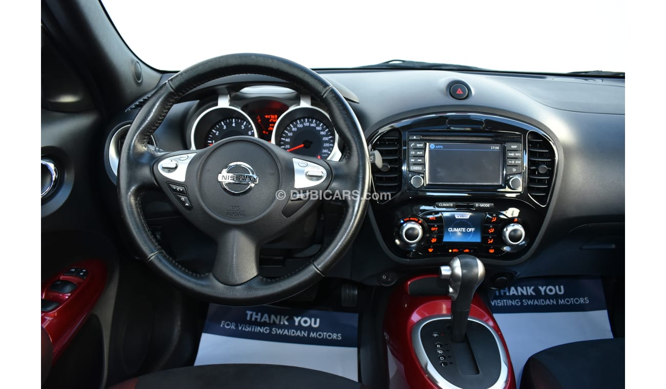 Nissan Juke 1.6L SL 2016 GCC SPECS WITH DEALER WARRANTY