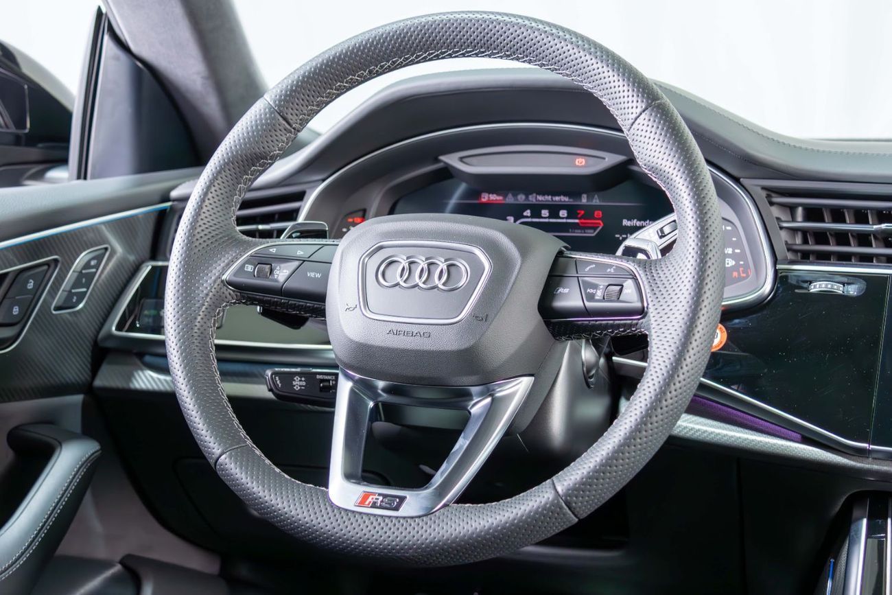 Audi RS Q8 TFSI quattro 4.0L Black On Black-Al Nabooda Warranty andService Contract-Special Order-Carbon Cerami