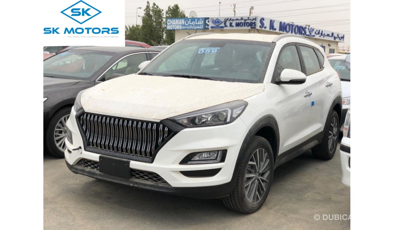 Hyundai Tucson 2.0L, 2 Power Seats, Push Start, Alloy Rims 17', DVD+Rear Camera+Leather Seats+Wooden Interior+GRILL