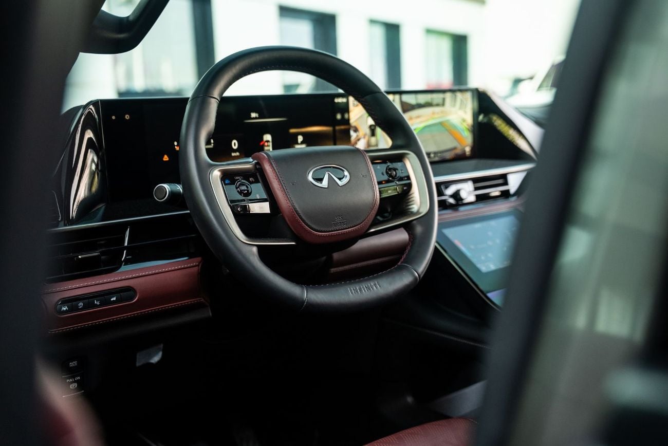 Infiniti QX80 AUTOGRAPH BENCH CHAIRS Autograph 2025 GCC Specs Agency Warranty Full Service History 3.5L Twin Turbo