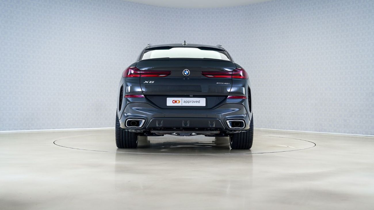 بي أم دبليو X6 40i M Sport 3.0L | AED 3,593PM | Warranty & Service October 2026 | GCC