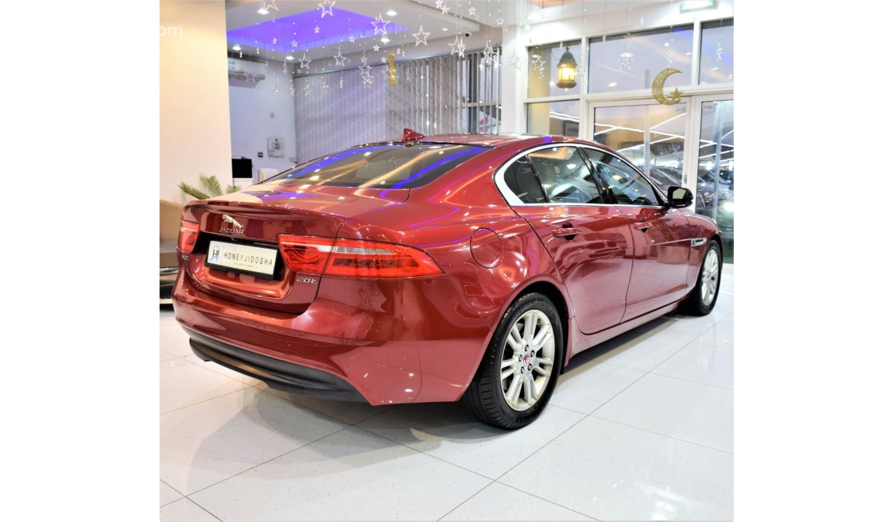 جاغوار XE ORIGINAL PAINT ( صبغ وكاله ) Jaguar XE 20t 2016 Model!! in Red Color! GCC Specs