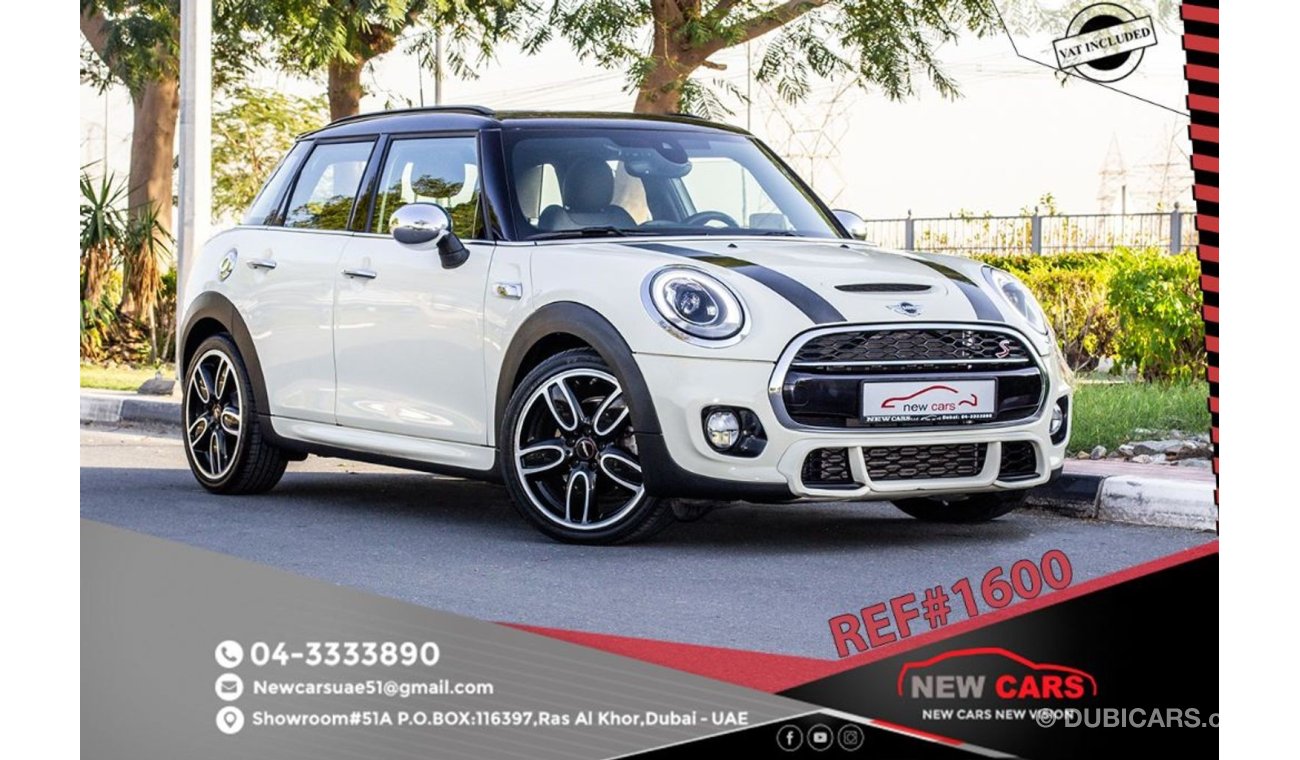 Mini Cooper S MINI COOPER S - 2017 - GCC - 1550 AED/MONTHLY - DEALER WARRANT TIL 200000KM