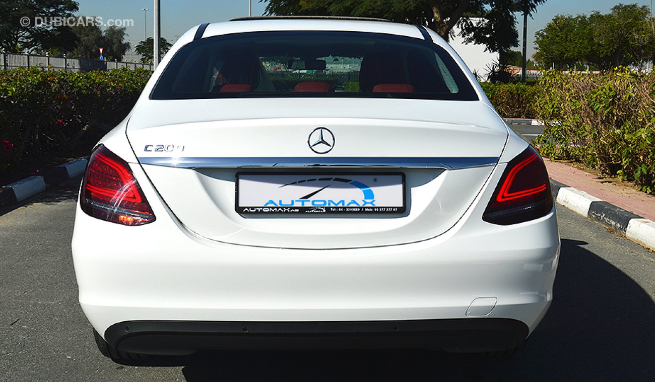 Mercedes-Benz C200 2019 AMG Luxury, GCC, I-4 Engine, 0km with 3 Years or 100,000km Warranty