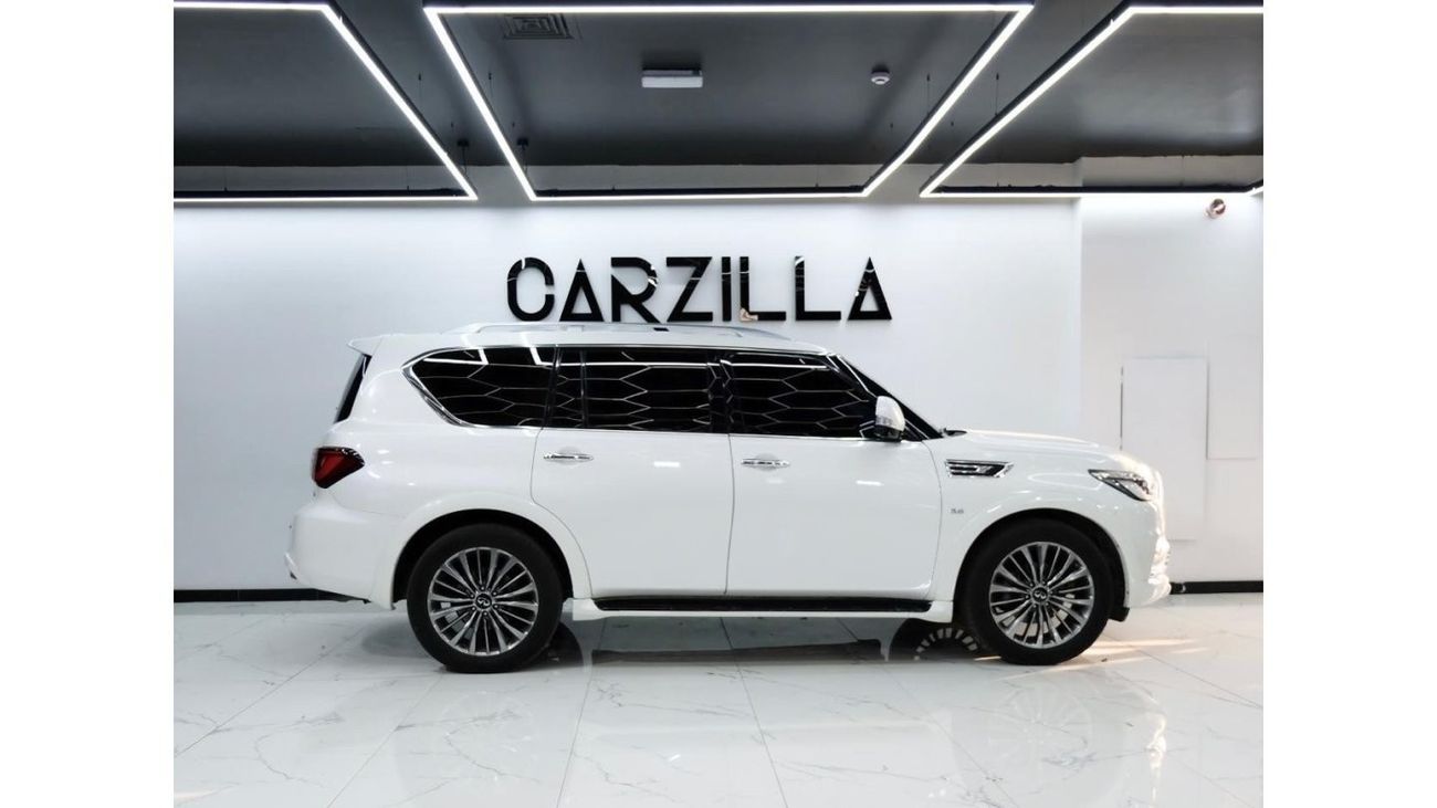 Infiniti QX80 Luxe Proactive Luxury-GCC-Accident Free-Excellent Condition