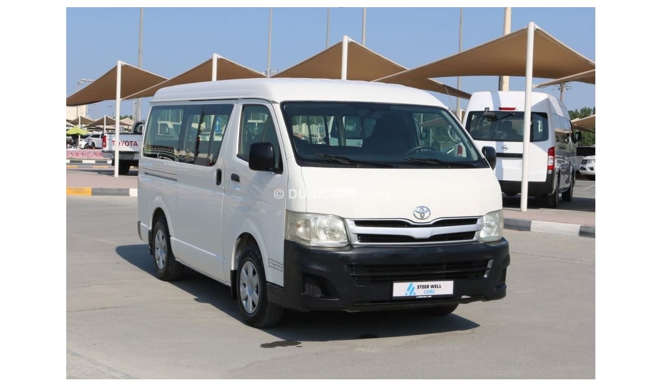 Toyota Hiace 2013 | 15 SEATER PASSENGER VAN WITH GCC SPECS AND EXCELLENT CONDITION