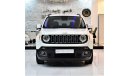 Jeep Renegade FULL SERVICE HISTORY! LOW MILEAGE JEEP Renegade LONGITUDE 2017 Model!! White Color! GCC Specs