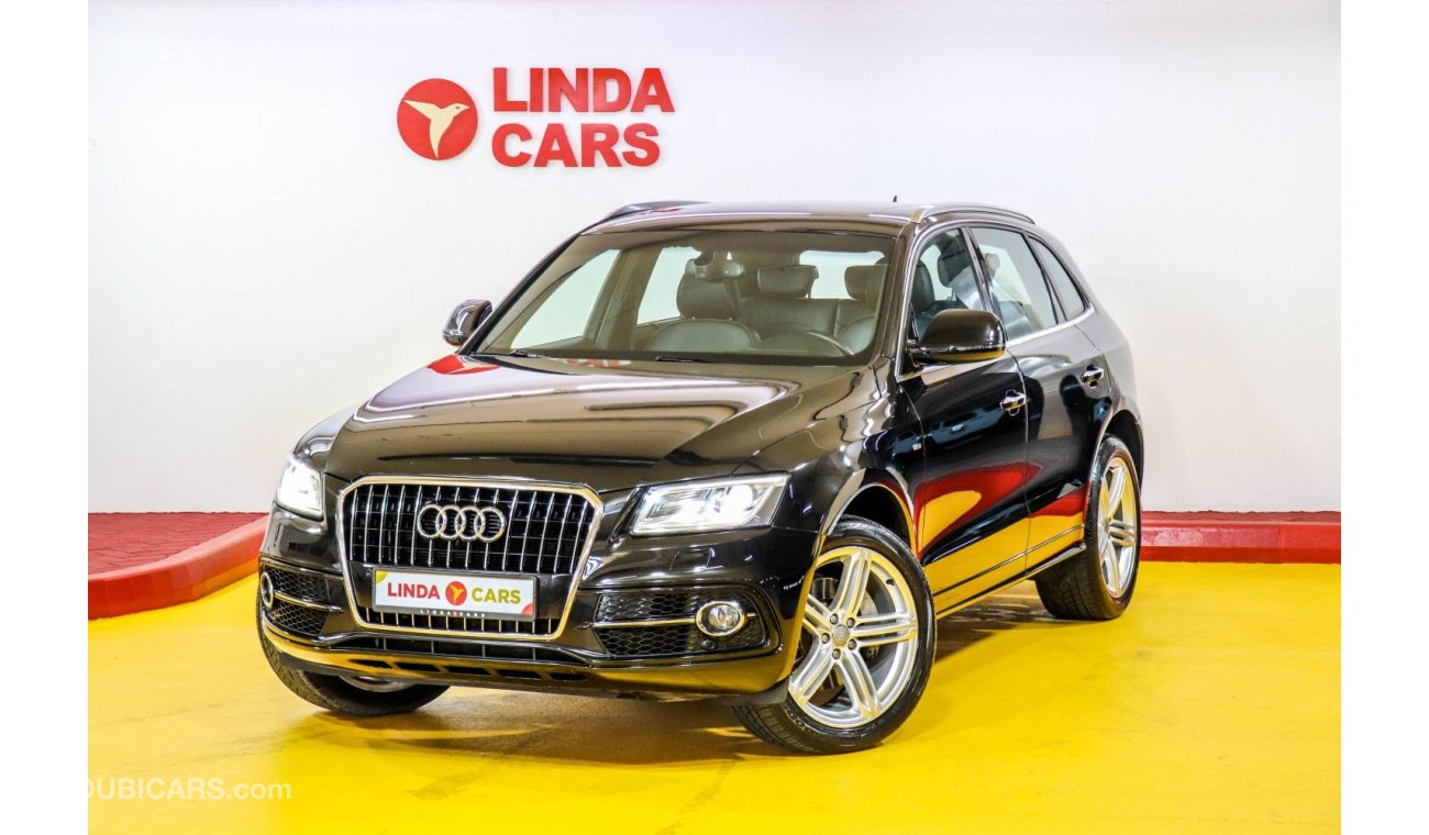 أودي Q5 Audi Q5 S-Line 3.0 2016 GCC under Agency Warranty with Zero Down-Payment.