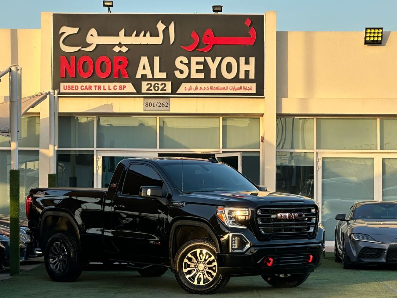 جي أم سي سييرا جي ام سي سيرا بيك اب AT4  خليجي 2021  فل ابشن صبغ وكاله بحاله ممتازه تحت الضمان