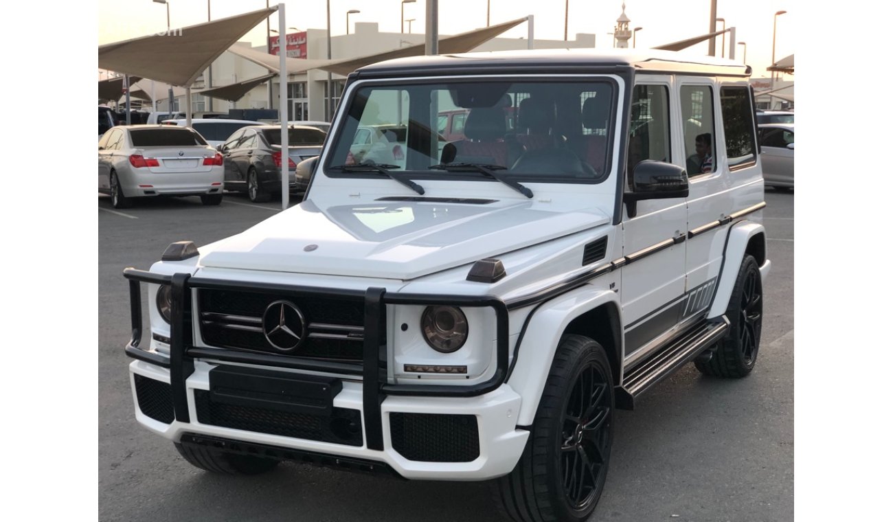 مرسيدس بنز G 63 AMG موديل 2017 خليجي حاله ممتازه من الداخل والخارج كراسي جلد ومثبت سرعه وتحكم كهربي كامل ونظام صوت ممتاز