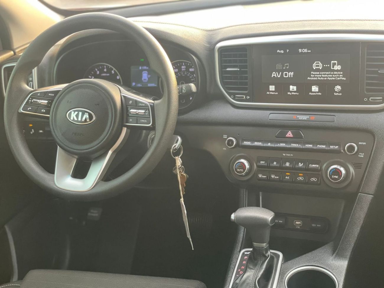 كيا سبورتيج 2021 Kia Sportage EX 2.4L V4 Push Start - Radar - Apple/Android Play MidOption+ -