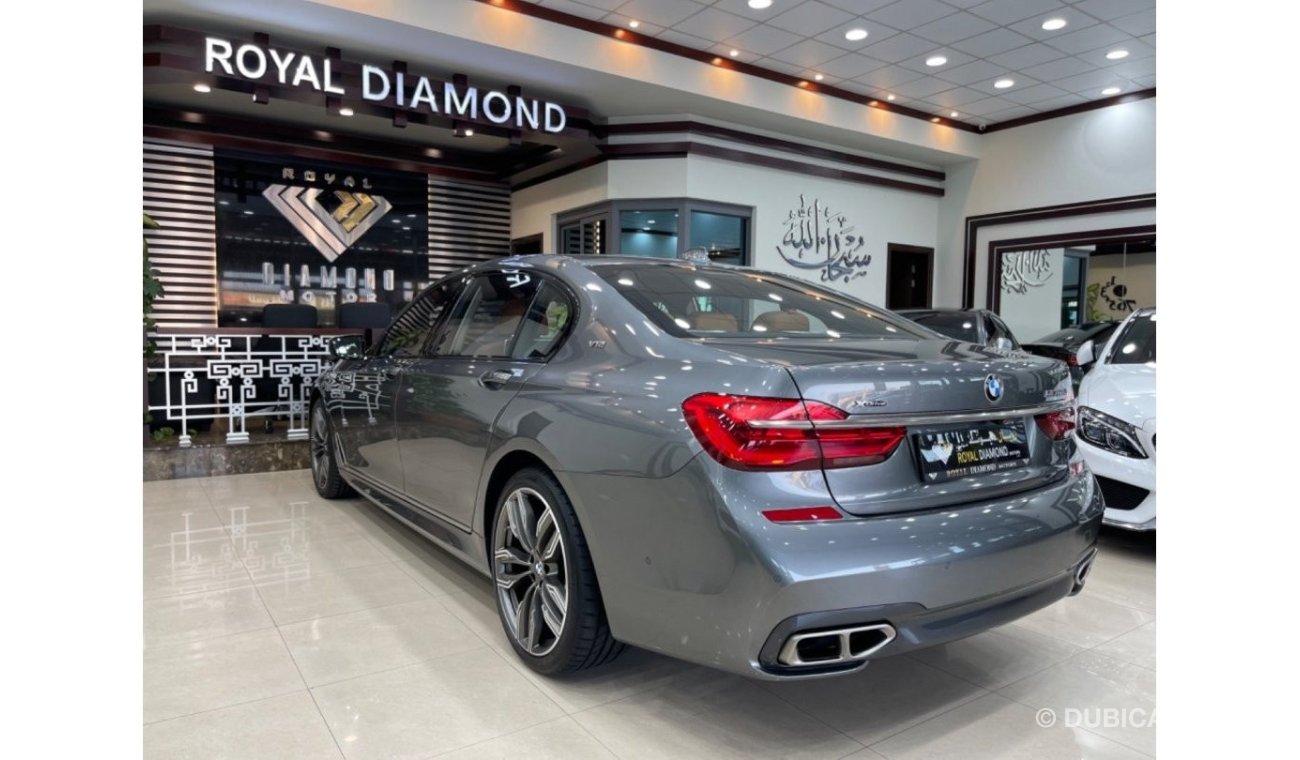 بي أم دبليو 760 BMW 760Li XDrive V12 M kit GCC 2018 under warranty from agency under service contract from agency