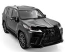 لكزس LX 700h F SPORT سيارة F-Sport موديل 2026 باللونين الأسود والأحمر (بدون نظام ركن آلي)